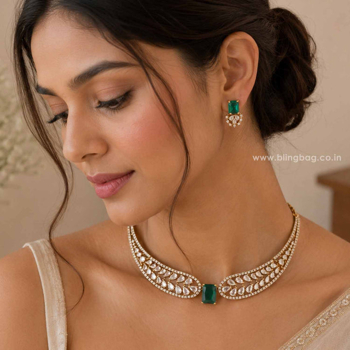 Emerald Elsie Hasli Victorian Jewellery Set- New Arrival