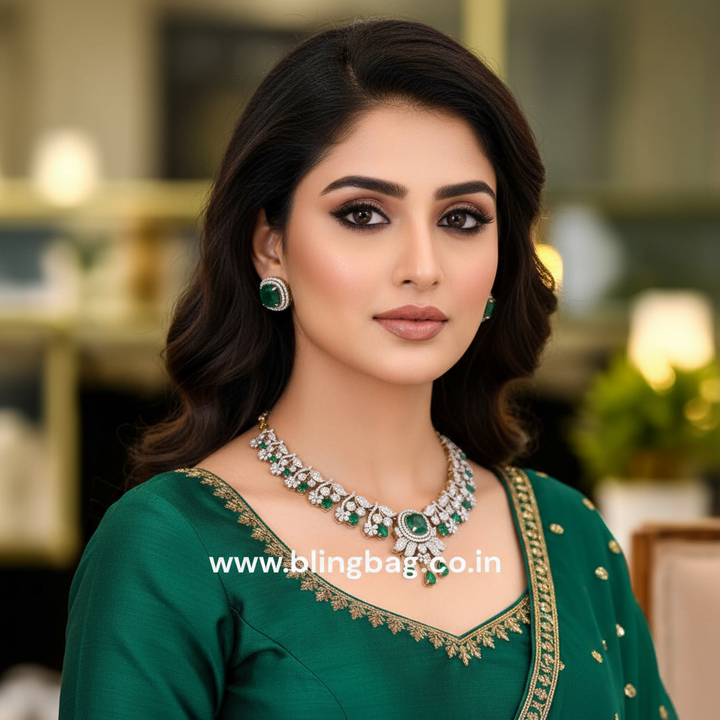 Emerald Ema Victorian Jewellery Set - New Arrival