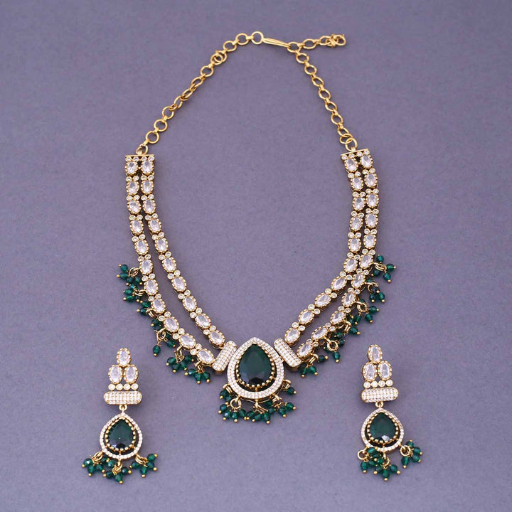 Emerald Emecy Victorian Jewellery Set - New Arrival