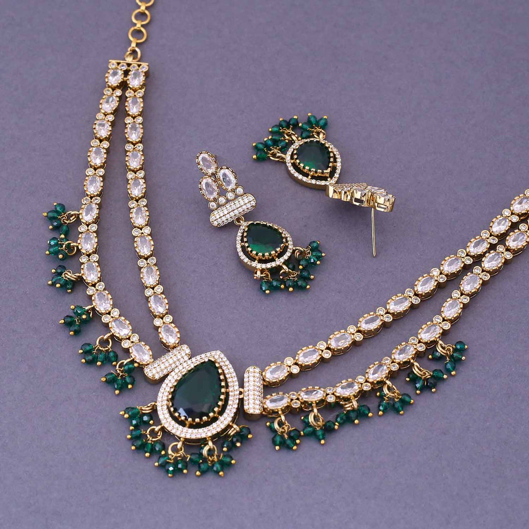 Emerald Emecy Victorian Jewellery Set - New Arrival