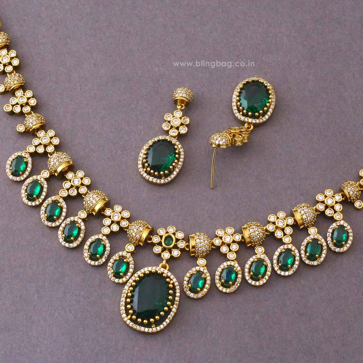 Emerald Emily Victorian Jewellery Set - New Arrival