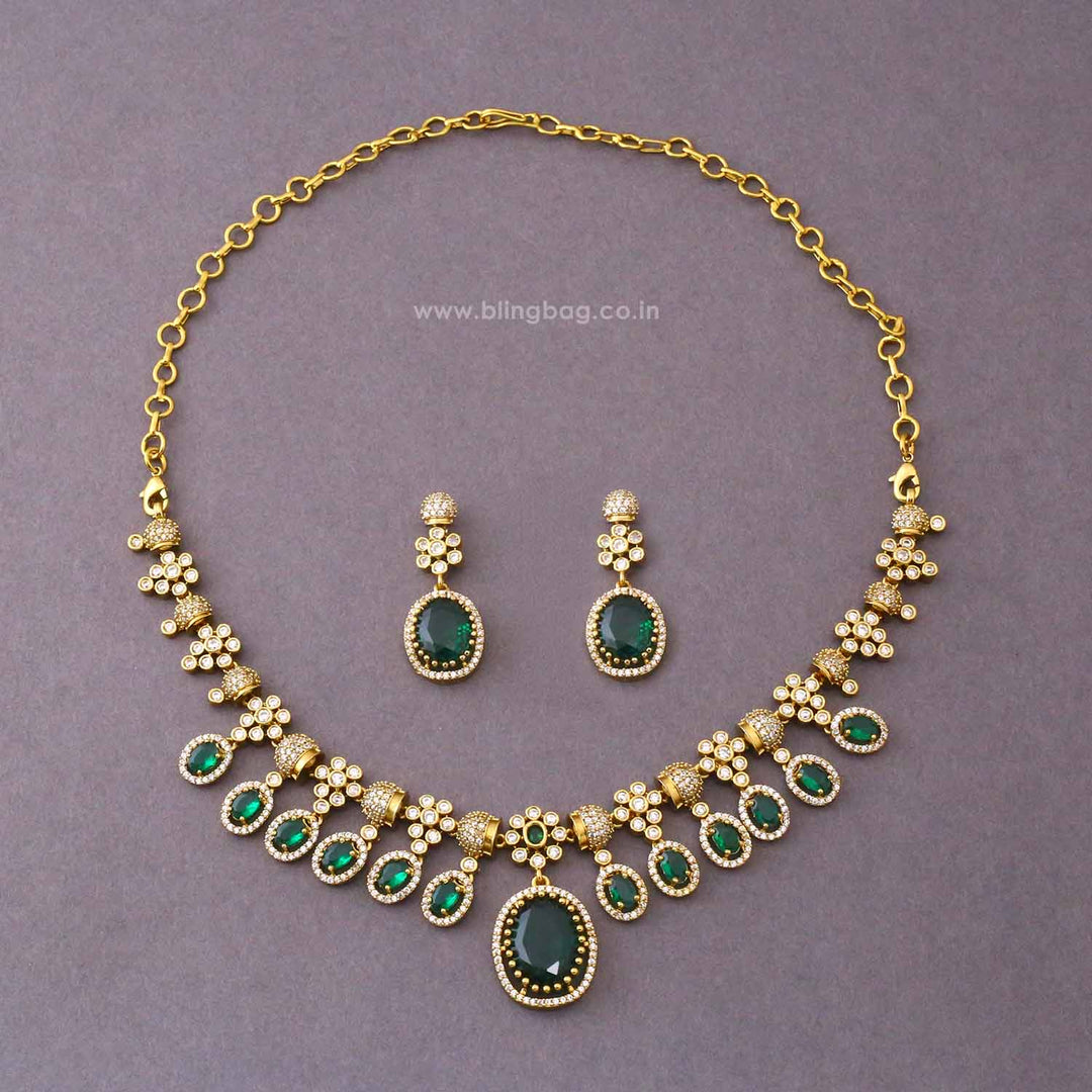 Emerald Emily Victorian Jewellery Set - New Arrival