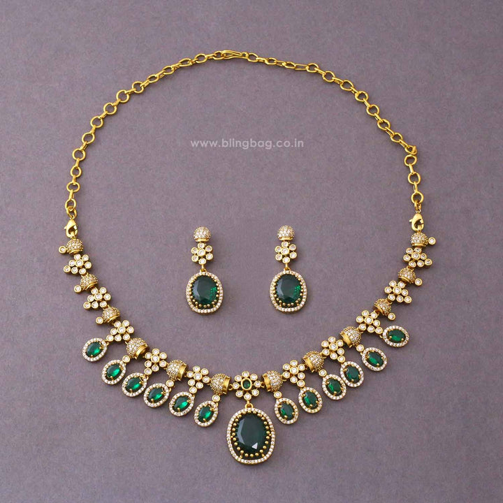 Emerald Emily Victorian Jewellery Set - New Arrival