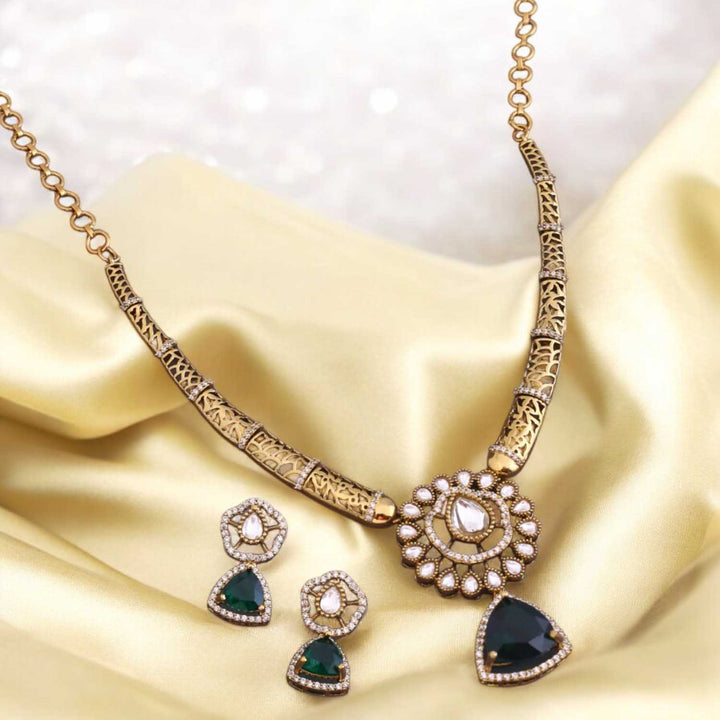 Emerald Emmeline Hasli Victorian Jewellery Set- New Arrival