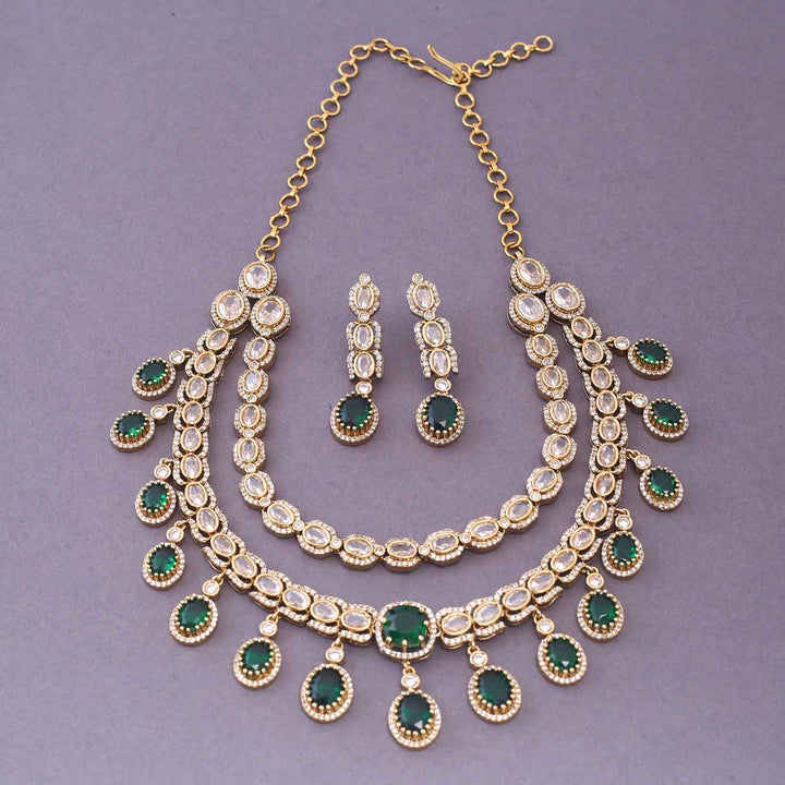 Emerald Enima Victorian Jewellery Set-New Arrival