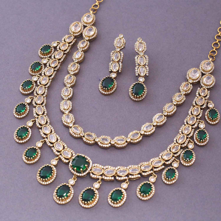 Emerald Enima Victorian Jewellery Set-New Arrival