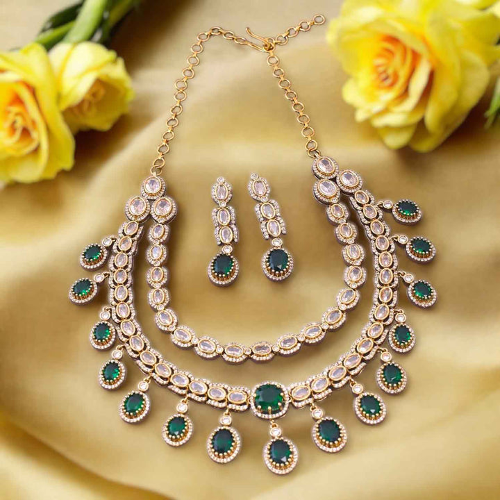 Emerald Enima Victorian Jewellery Set-New Arrival
