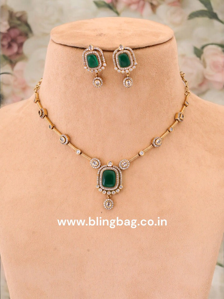 Emerald Erna Victorian Jewellery Set - New Arrival
