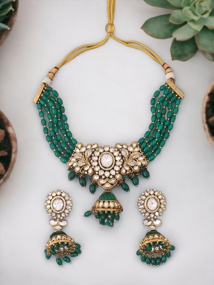 Emerald Estella Jewellery Set