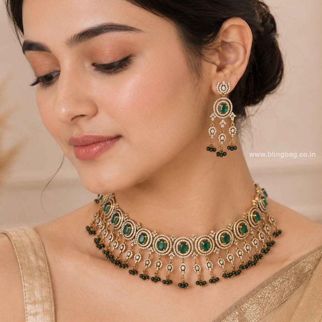 Emerald Ethan Victorian Jewellery Set- New Arrival