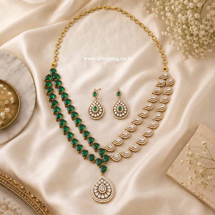 Emerald Evabeth Victorian Jewellery Set - New Arrival