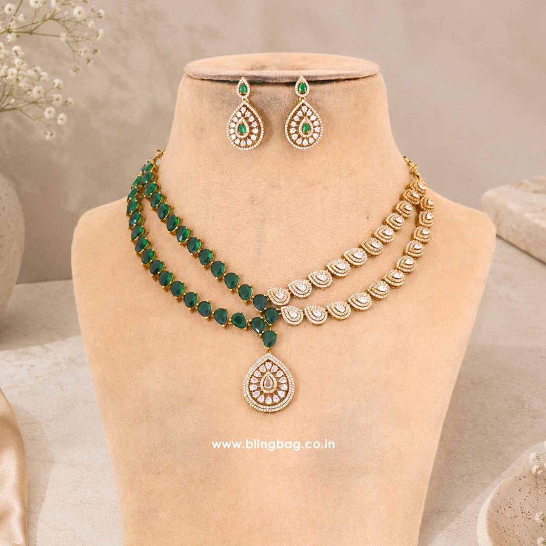 Emerald Evabeth Victorian Jewellery Set - New Arrival