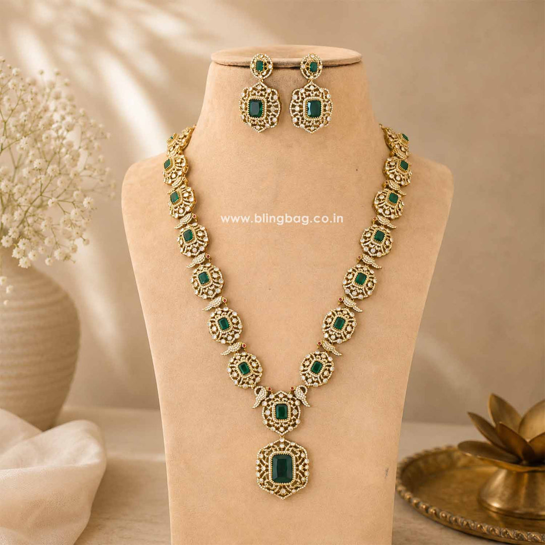 Emerald Evaina Victorian Jewellery Set - New Arrival