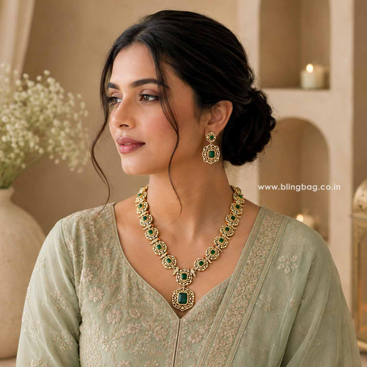 Emerald Evaina Victorian Jewellery Set - New Arrival