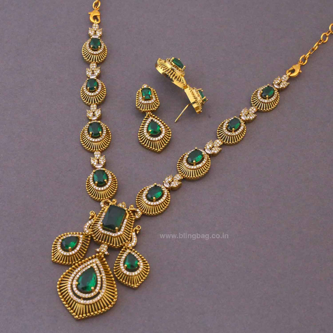 Emerald Evalyn Victorian Jewellery Set- New Arrivals