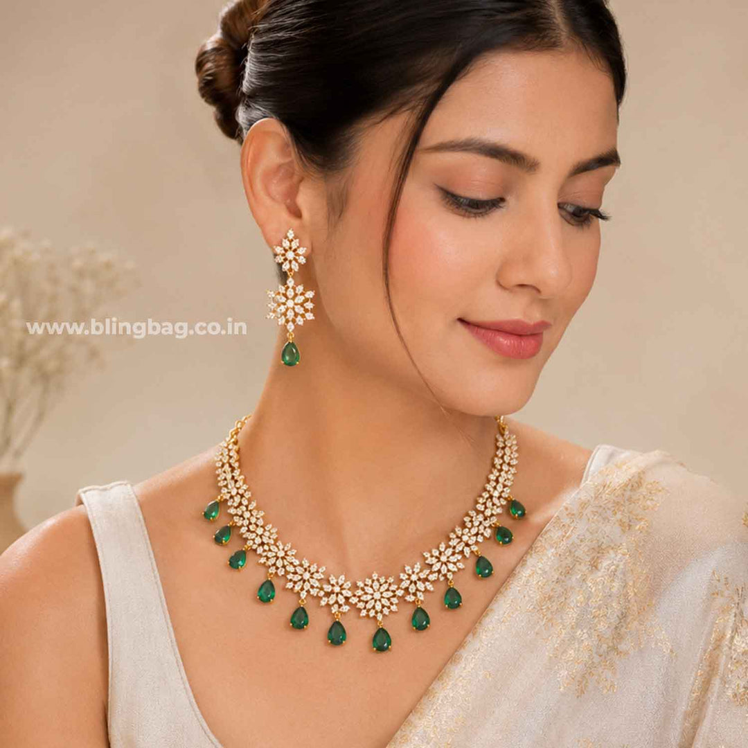 Emerald Evamay Victorian Jewellery Set - New Arrival