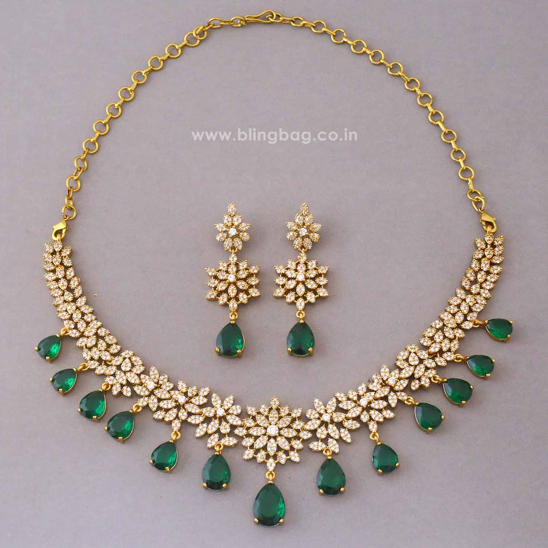 Emerald Evamay Victorian Jewellery Set - New Arrival