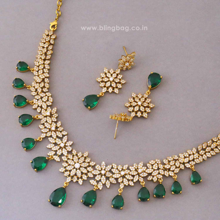 Emerald Evamay Victorian Jewellery Set - New Arrival