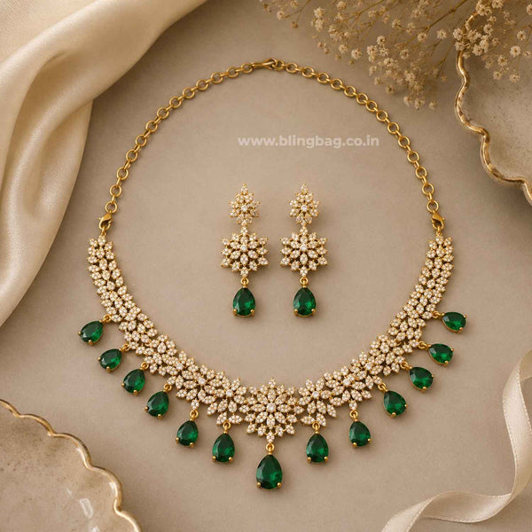 Emerald Evamay Victorian Jewellery Set - New Arrival