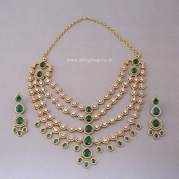 Emerald Evemore Victorian Jewellery Set - New Arrival