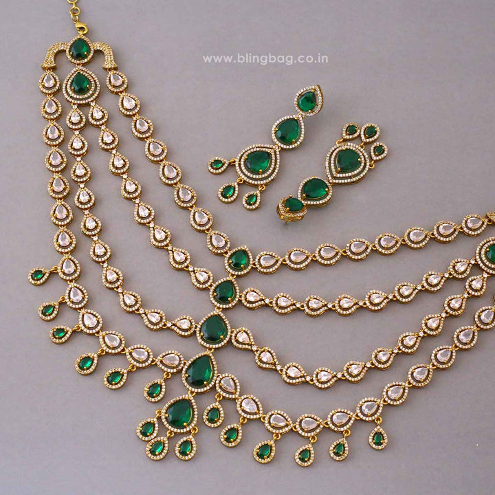 Emerald Evemore Victorian Jewellery Set - New Arrival