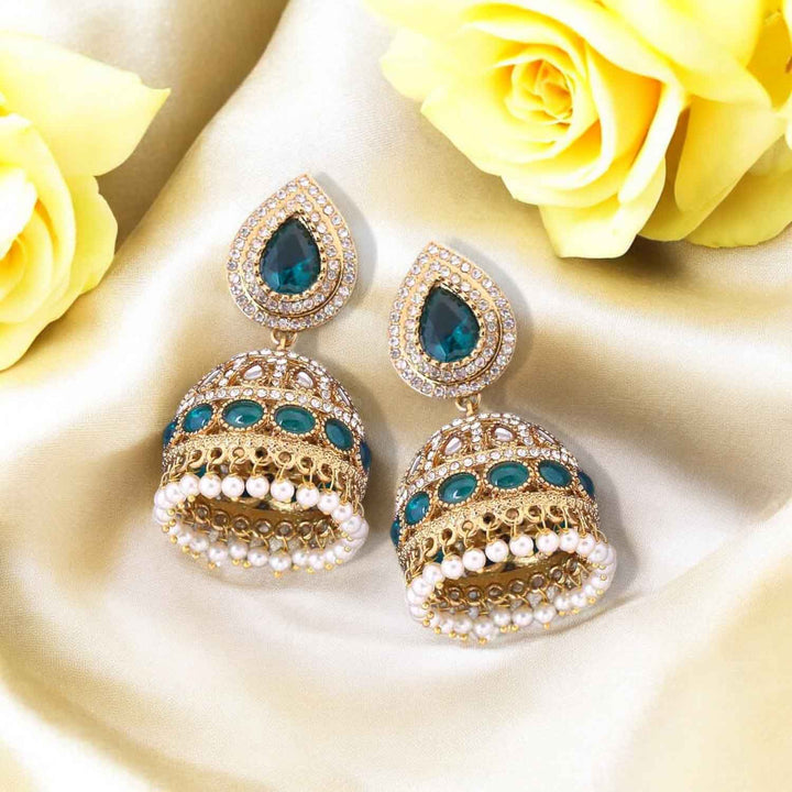 Emerald Fadwa Jhumkis