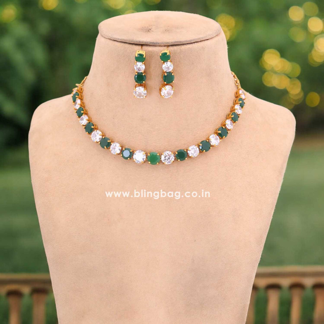 Emerald Fayleen Victorian Jewellery Set - New Arrival