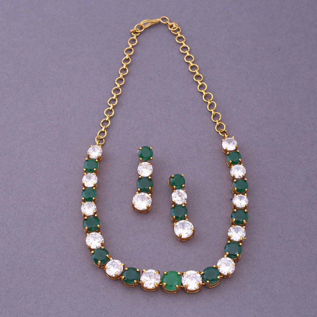 Emerald Fayleen Victorian Jewellery Set - New Arrival