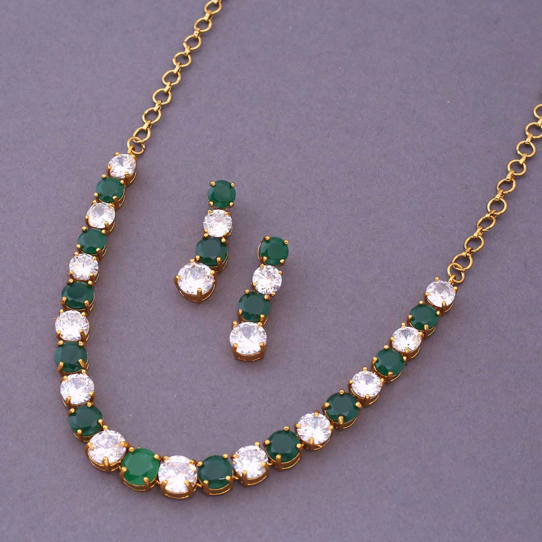 Emerald Fayleen Victorian Jewellery Set - New Arrival