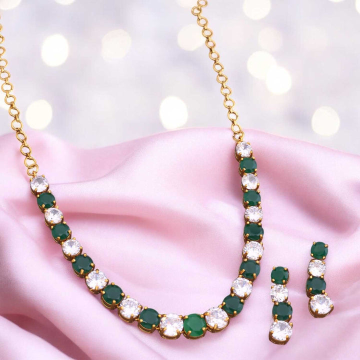 Emerald Fayleen Victorian Jewellery Set - New Arrival