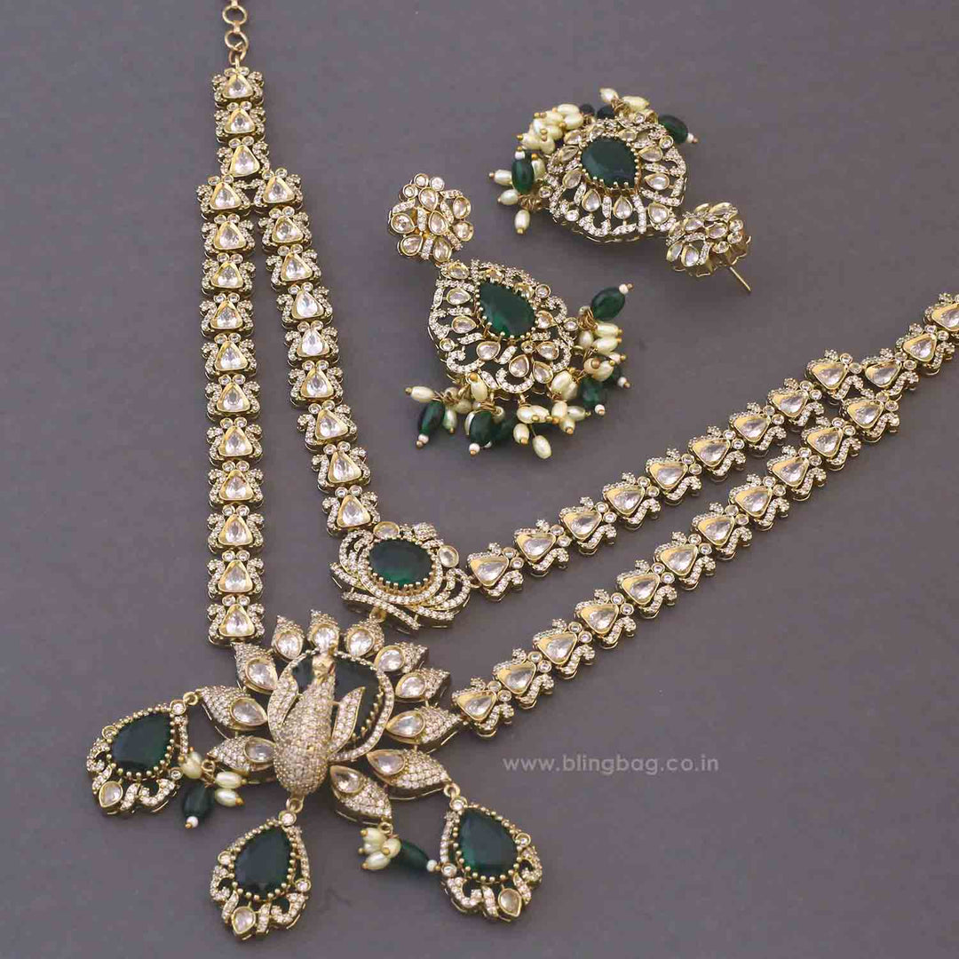 Emerald Felysia Victorian Jewellery Set - New Arrival