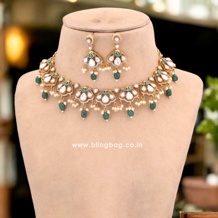 Emerald Firoza Victorian Jewellery Set - New Arrival