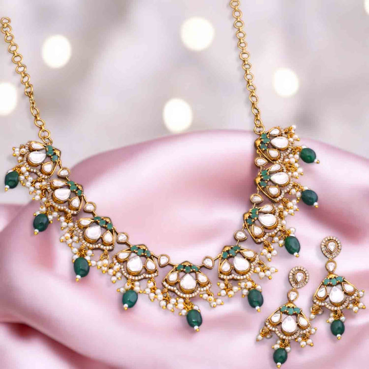 Emerald Firoza Victorian Jewellery Set - New Arrival