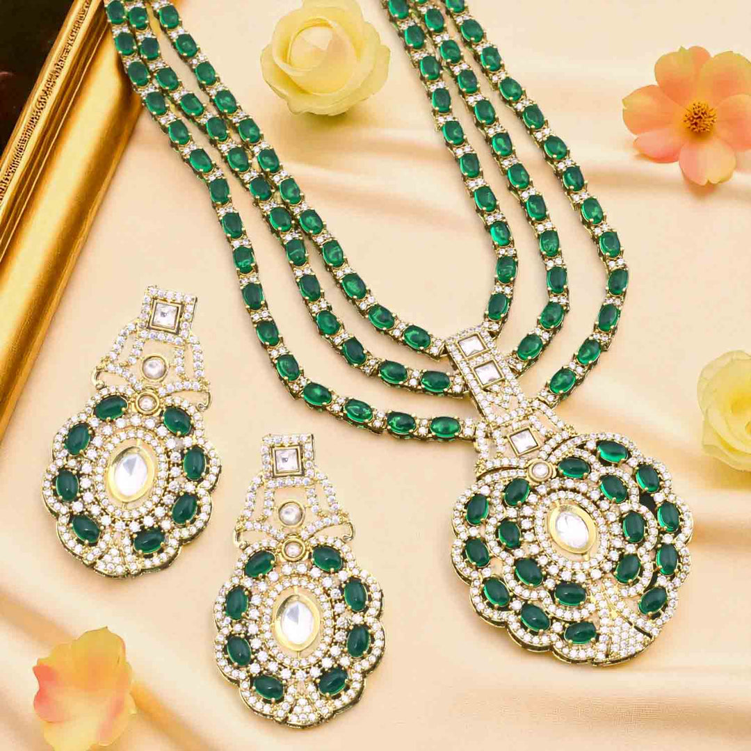 Emerald Florina Victorian Jewellery Set - New Arrival