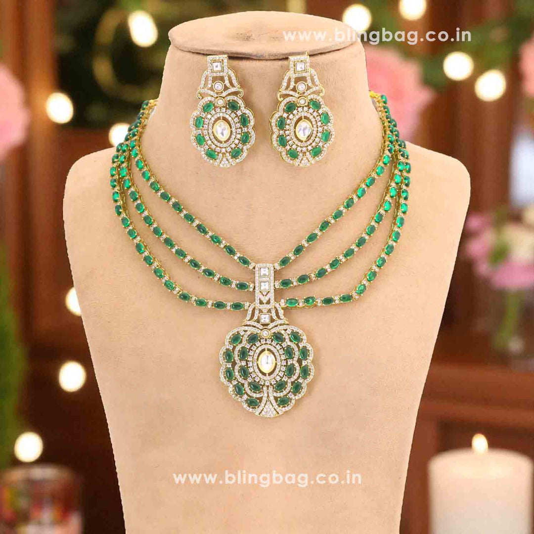 Emerald Florina Victorian Jewellery Set - New Arrival