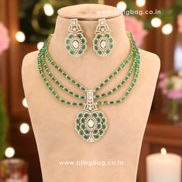Emerald Florina Victorian Jewellery Set - New Arrival