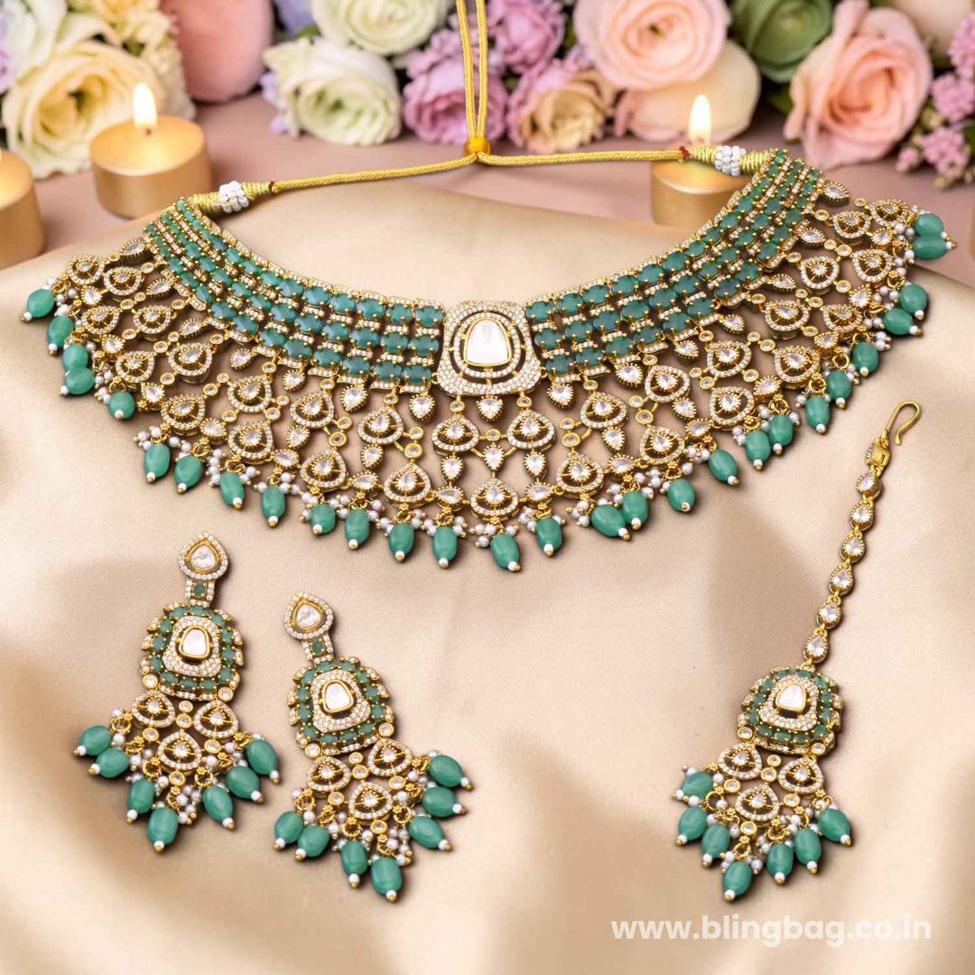 Emerald Florisse Victorian Jewellery Set - New Arrival