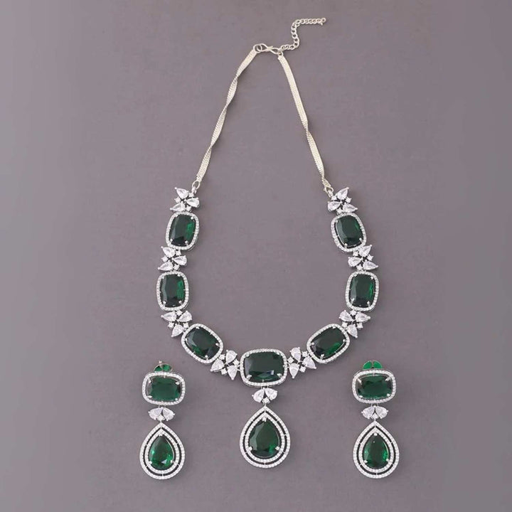 Emerald  Gabriela Zirconia Jewellery Set
