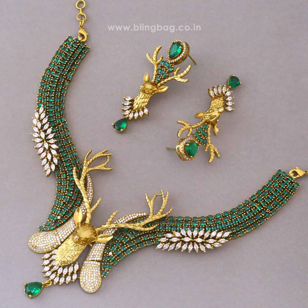 Emerald Gabriellaa Victorian Jewellery Set - New Arrival