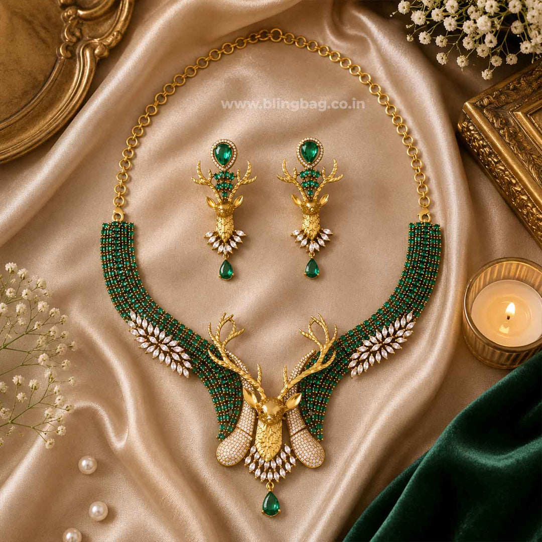 Emerald Gabriellaa Victorian Jewellery Set - New Arrival