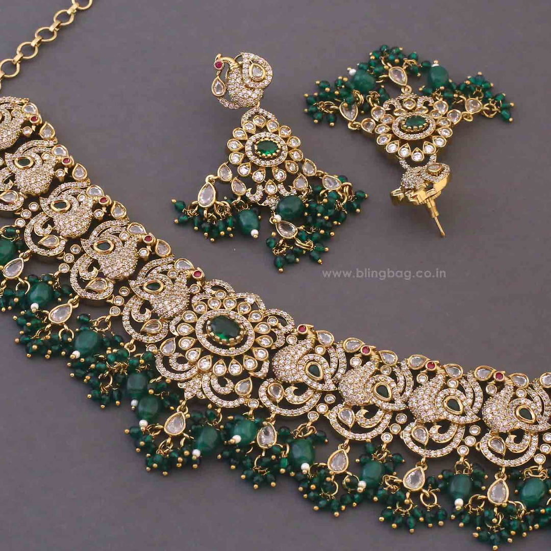 Emerald Gisania Victorian Jewellery Set - New Arrival