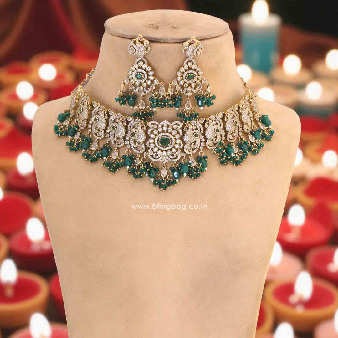 Emerald Gisania Victorian Jewellery Set - New Arrival