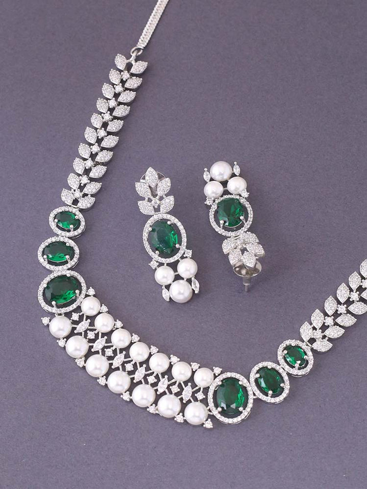 Emerald Giselle Zirconia Jewellery Set