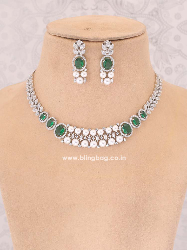 Emerald Giselle Zirconia Jewellery Set