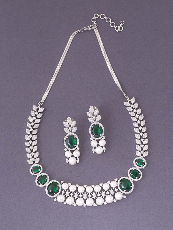 Emerald Giselle Zirconia Jewellery Set
