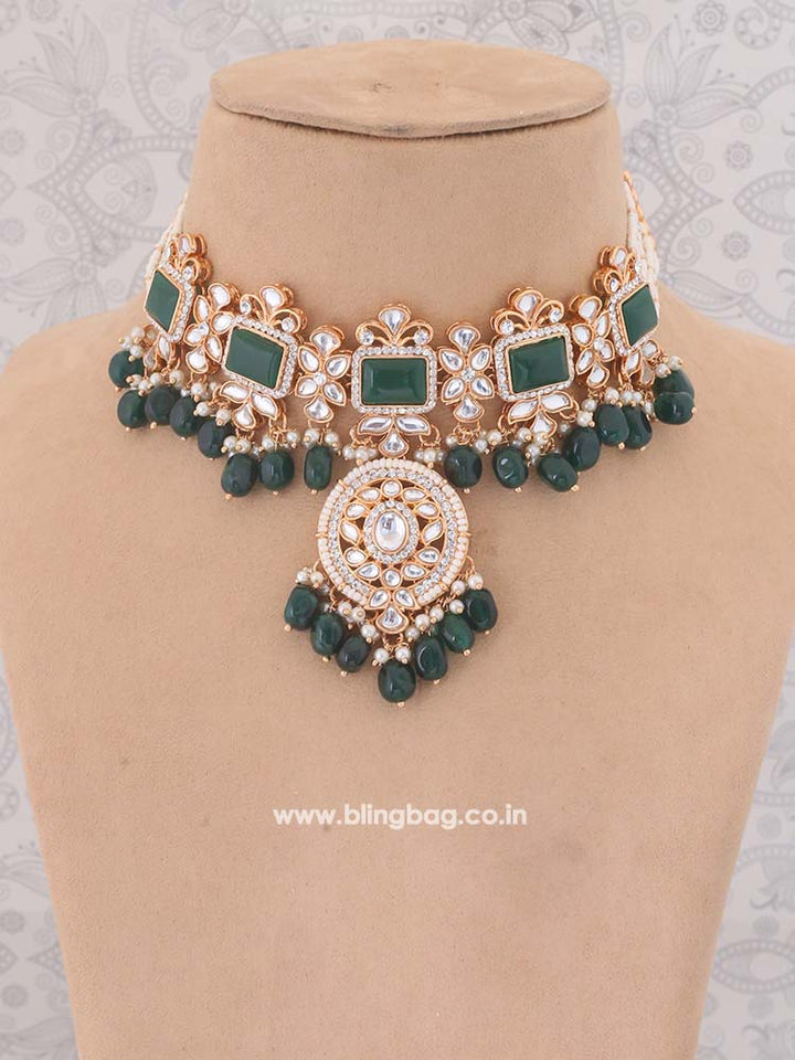 Emerald Gitali Jewellery Set