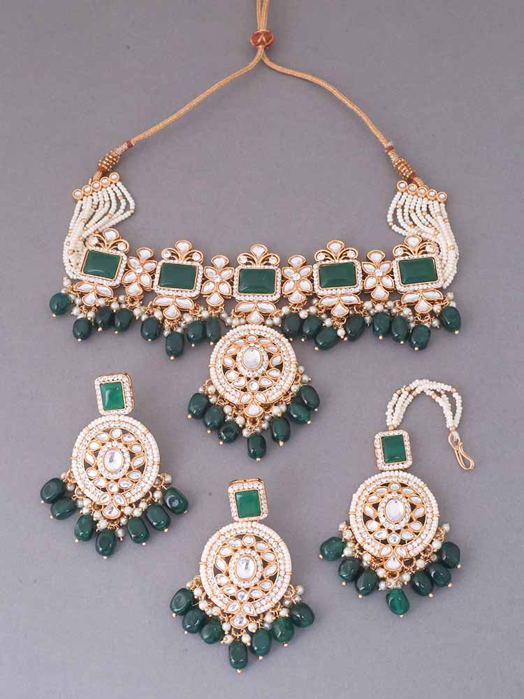 Emerald Gitali Jewellery Set