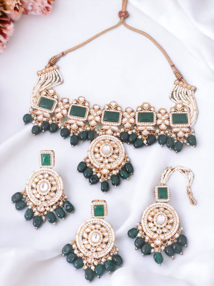 Emerald Gitali Jewellery Set