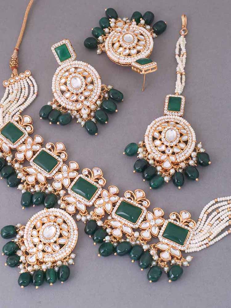 Emerald Gitali Jewellery Set