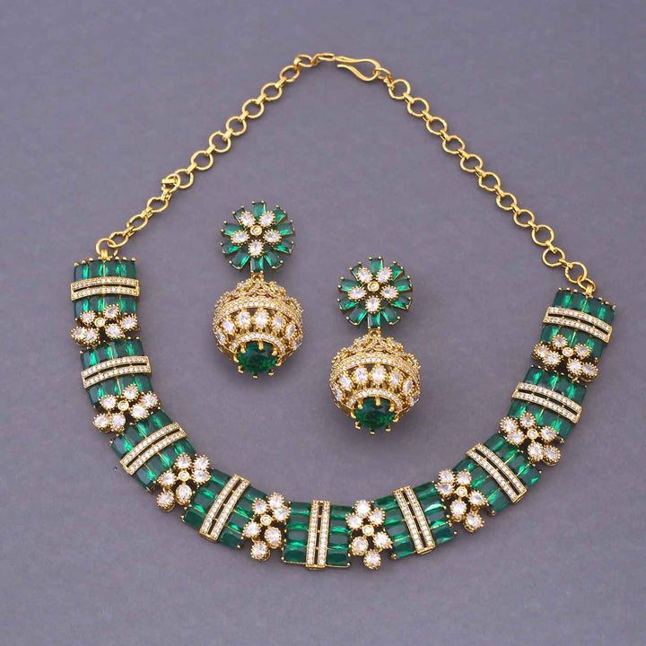 Emerald Glintar Hasli Victorian Jewellery Set - New Arrival